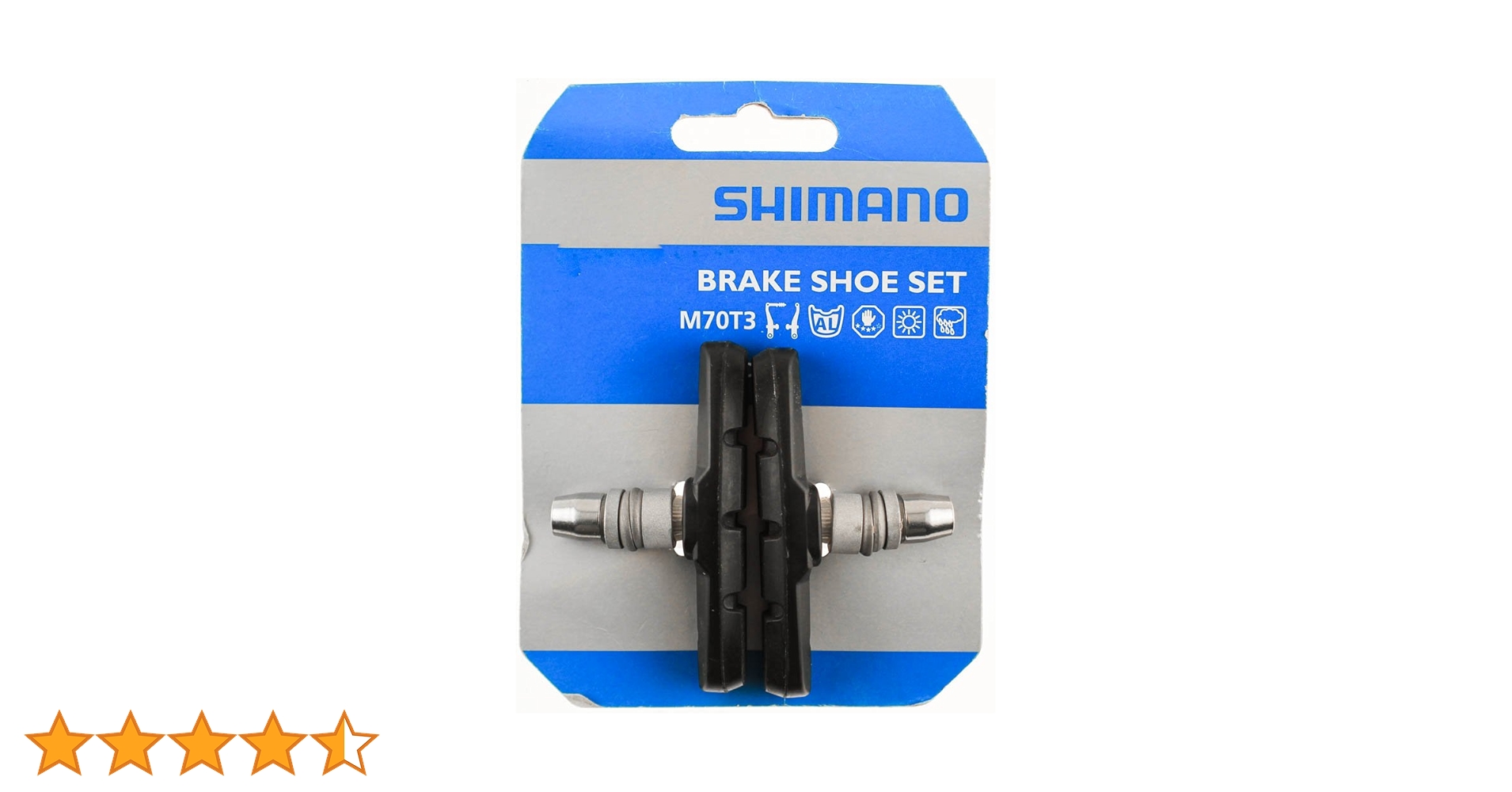 Amazon | Shimano LX/DX M70T3 V-brake Shoe Set by Shimano